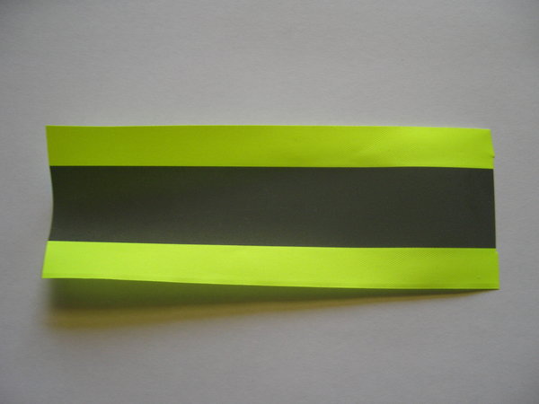 50 Meter Reflexband gelb / silber
